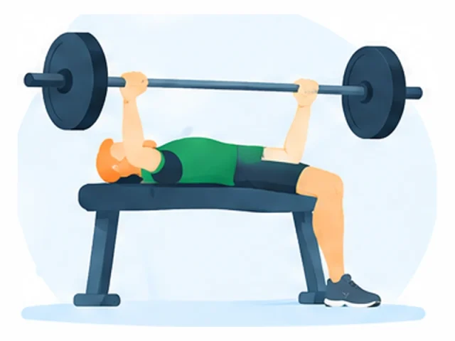Barbell Bench Press illustration